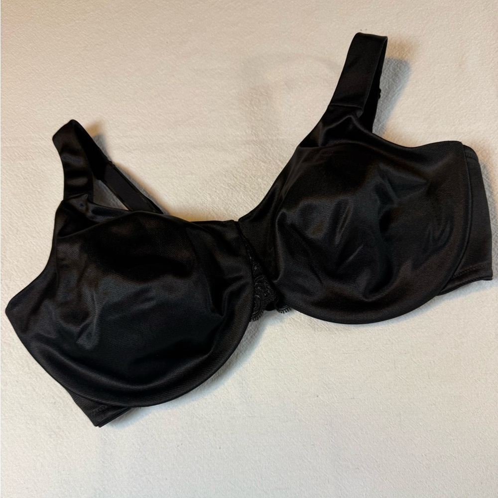 Dark Fairy Soma Black Seamless Full-Coverage Bra Wide Straps for Comfort Lacy